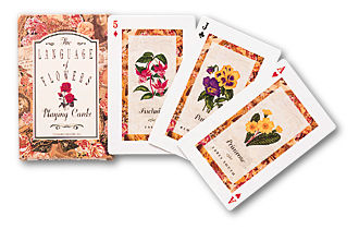 Language of Flowers playing cards