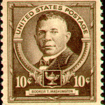 Booker T Washington postage stamp