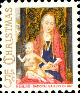 Religious Christmas stamp