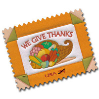 Thanksgiving Postage Stamp