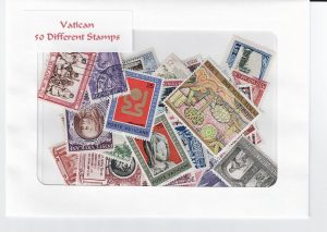 Vatican stamp packet